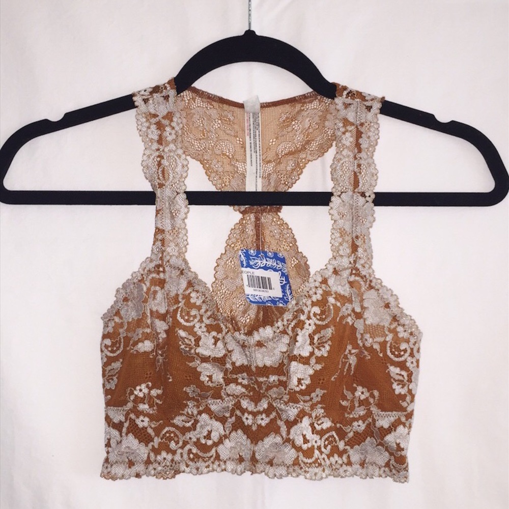 Free People Wild Rose Racer Bralette